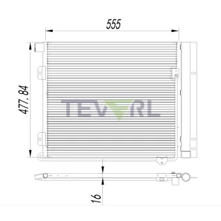 10903003 Man TGL TGM Condenser 81619200036