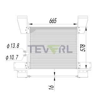 10503003 1994-2000 Mack CH, CL Condenser