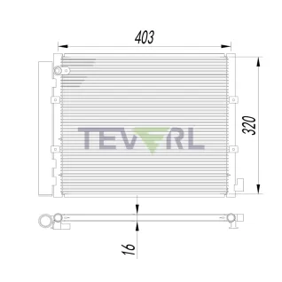 11403003 Hino Condenser 8849037030