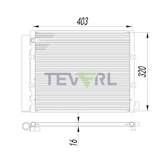 11403003 Hino Condenser 8849037030