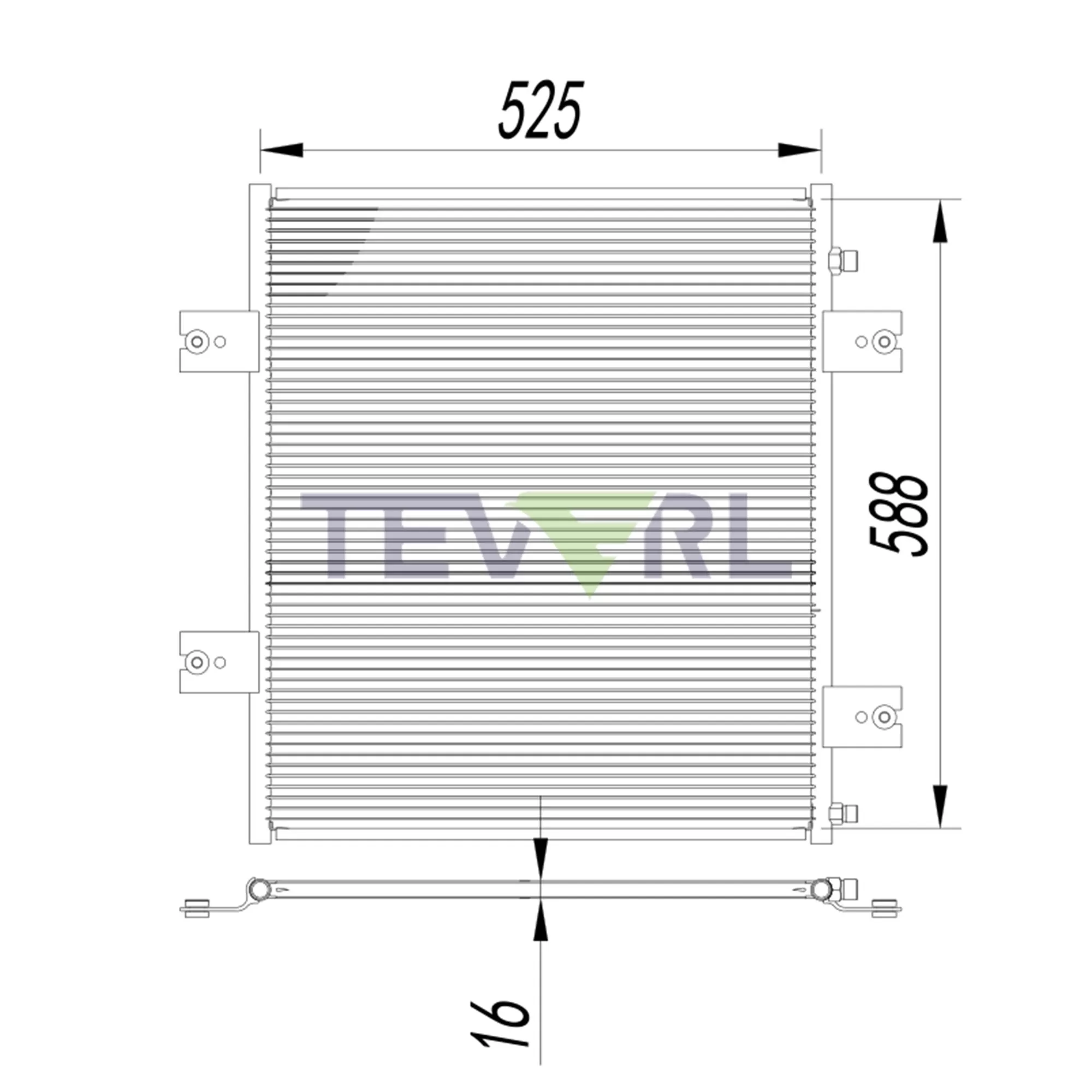 10103023 Freightliner Condenser