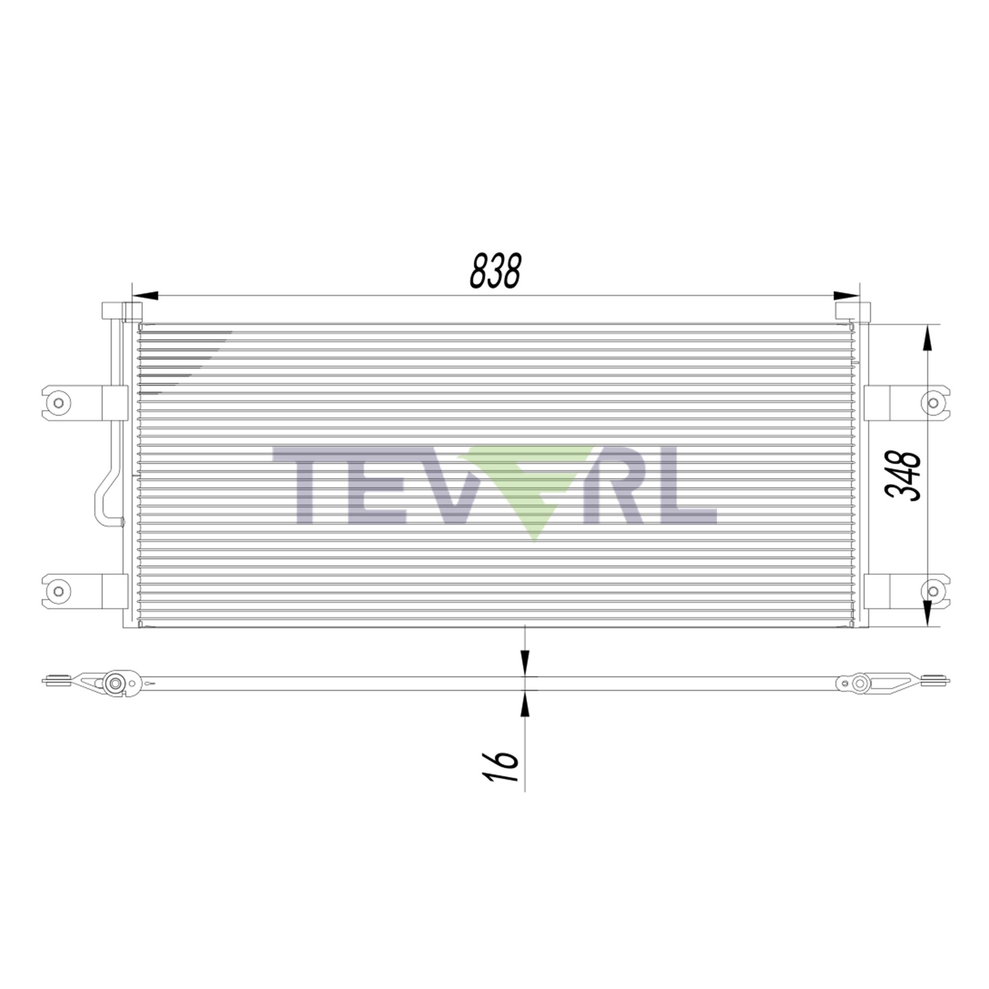 10703001 Mercedes Benz Condenser