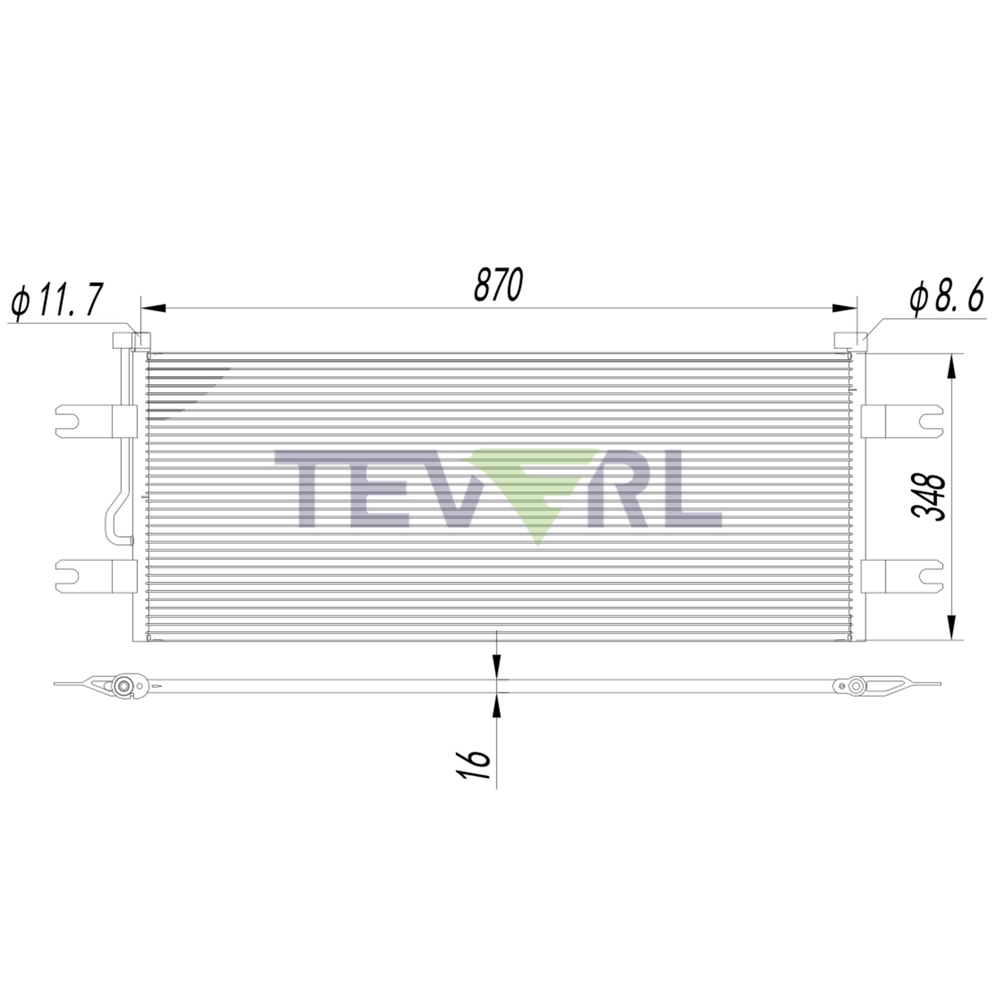 10703002 Mercedes Benz Condenser