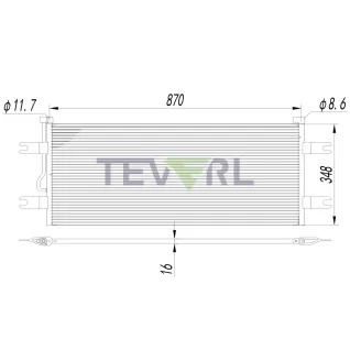 10703002 Mercedes Benz Condenser