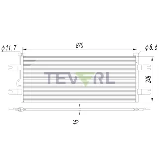 10703002 Mercedes Benz Condenser