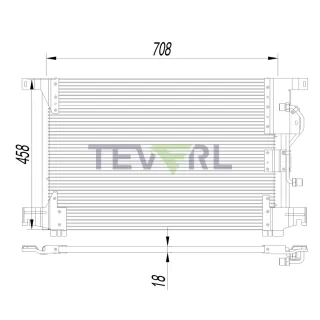 10703003 Mercedes Benz Condenser