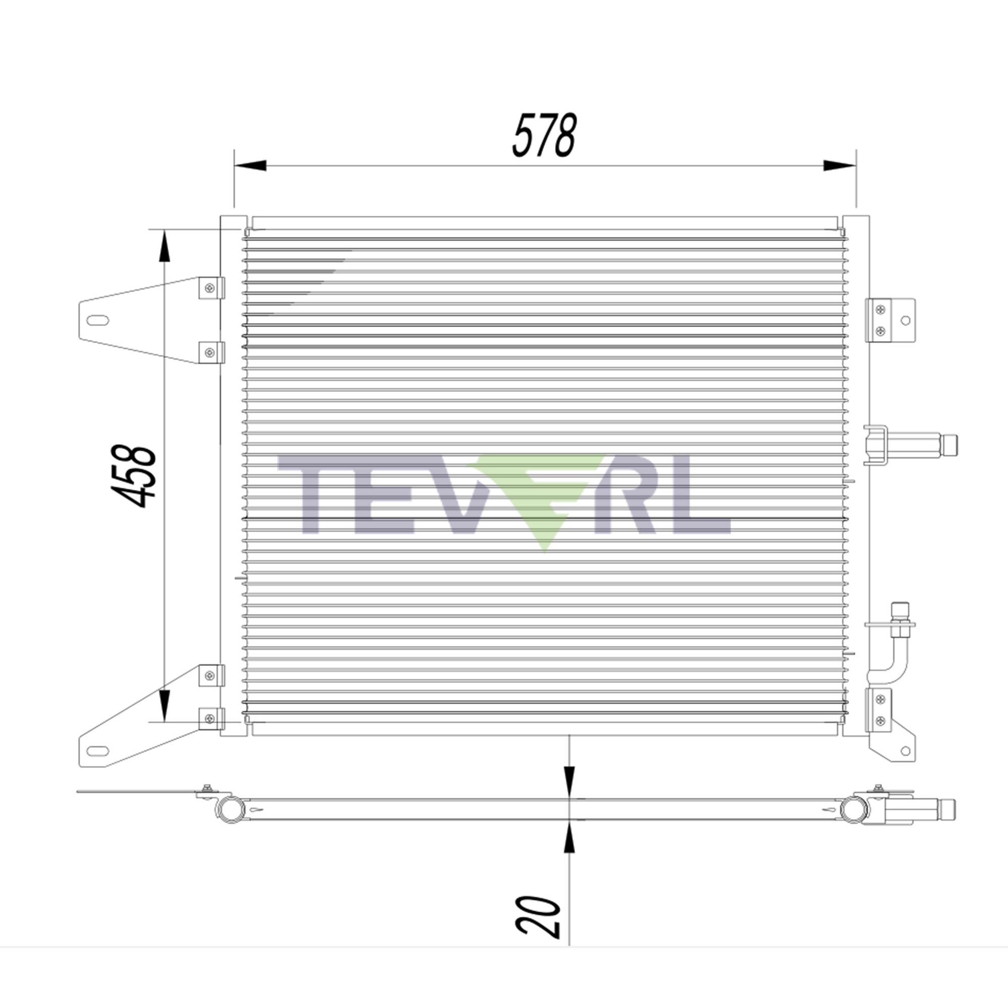 11203002 Iveco Condenser