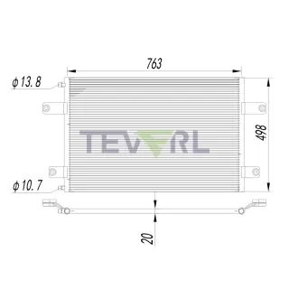 10503005 1997-2005 Mack Condenser