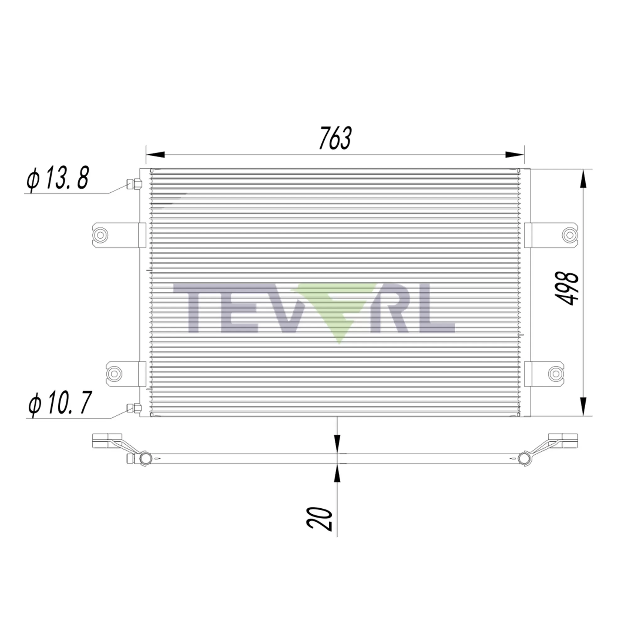 10503005 1997-2005 Mack Condenser
