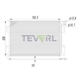 10503007 2003-2007 Mack CV513 Condenser