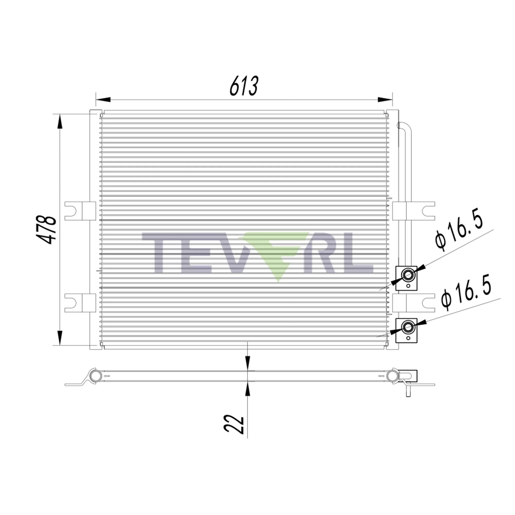10503008 2008-2013 Mack LEU-MRU Condenser