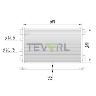 12203001 KOMATSU Crawler Tractor Condenser