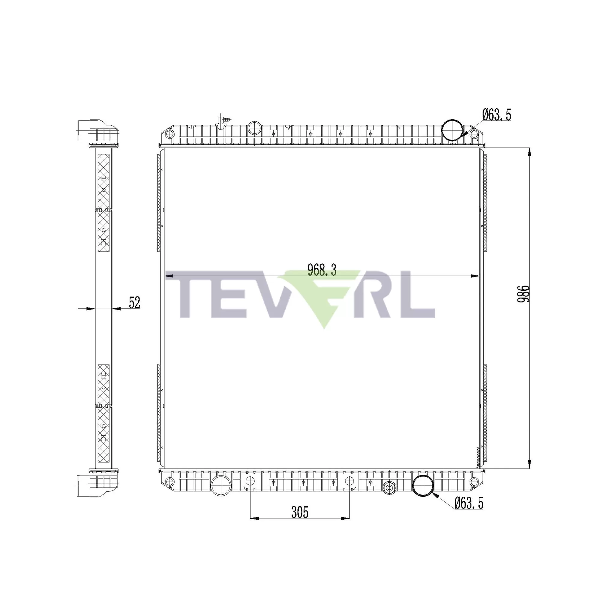 10101013 Freightliner Radiator