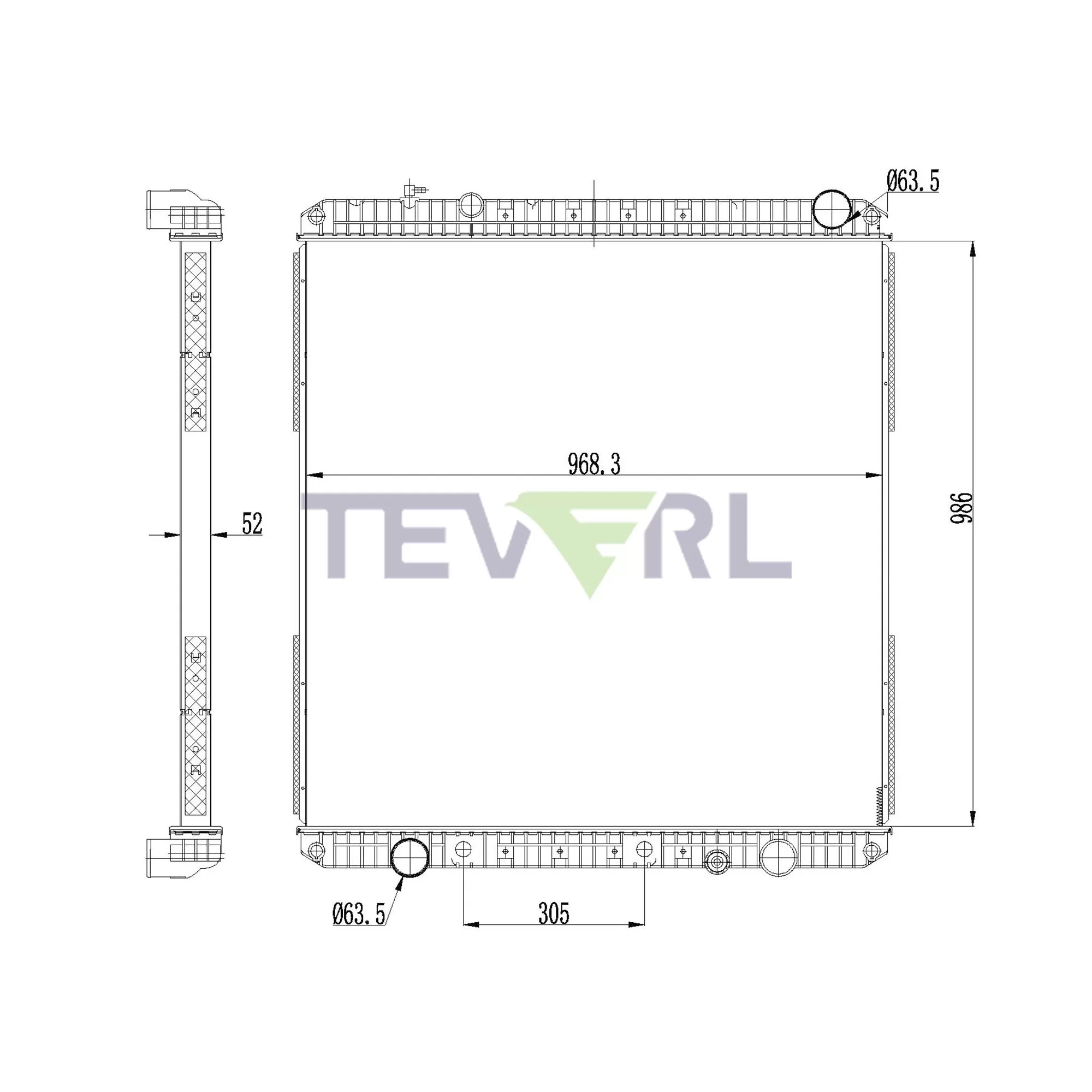 10101015 Freightliner Radiator