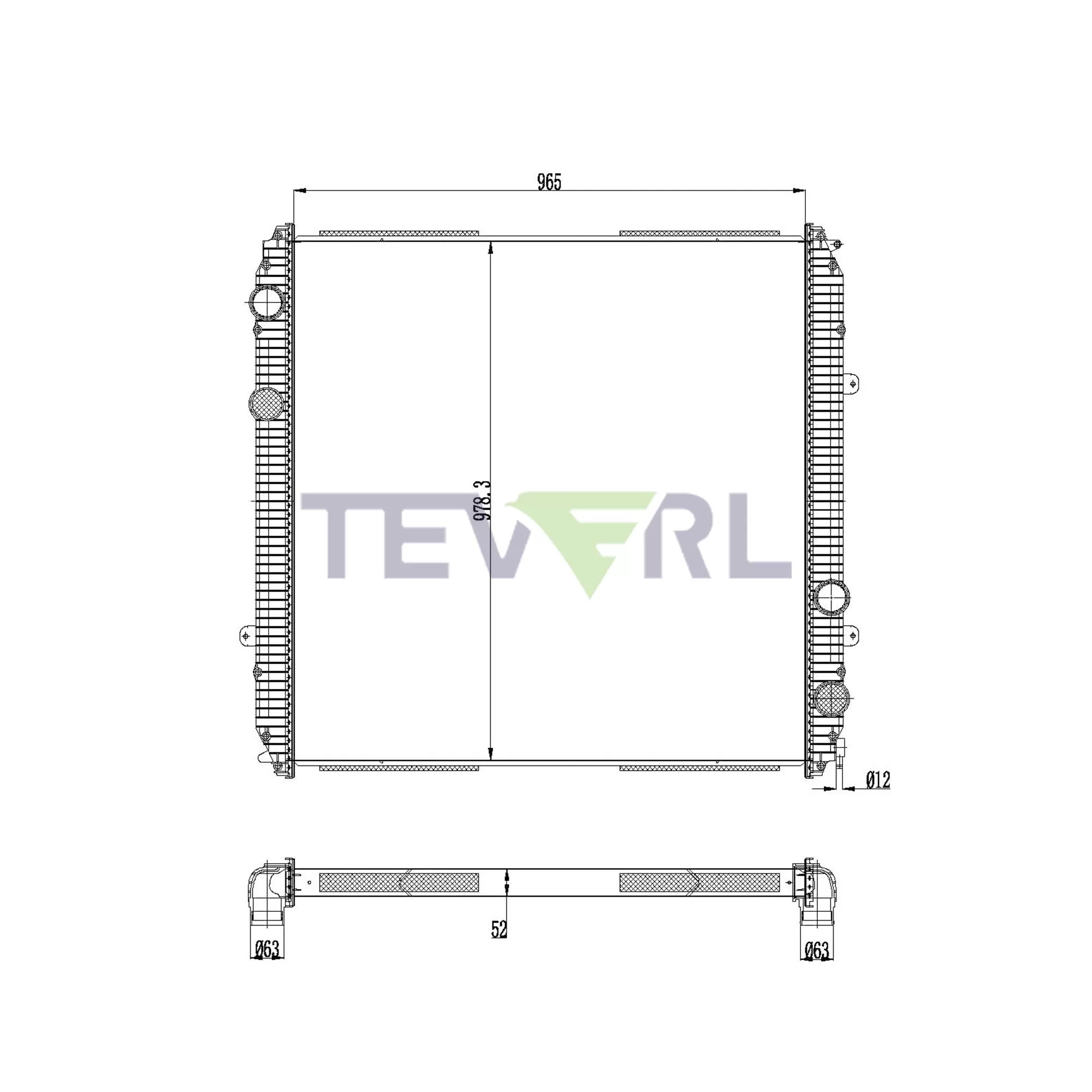 10101026 Freightliner Radiator