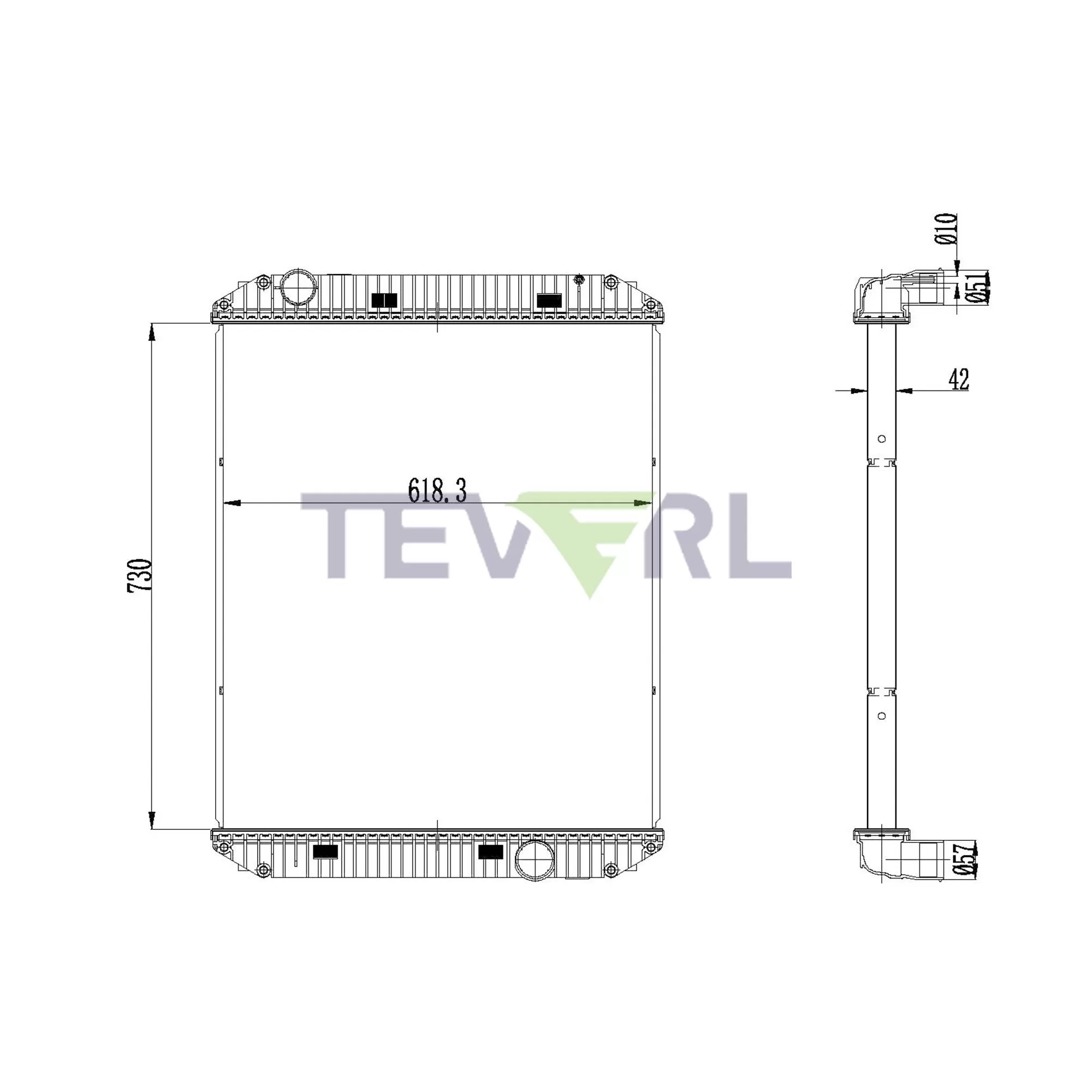10101027 Freightliner Radiator