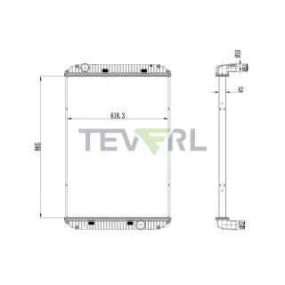 10101028 Freightliner Radiator