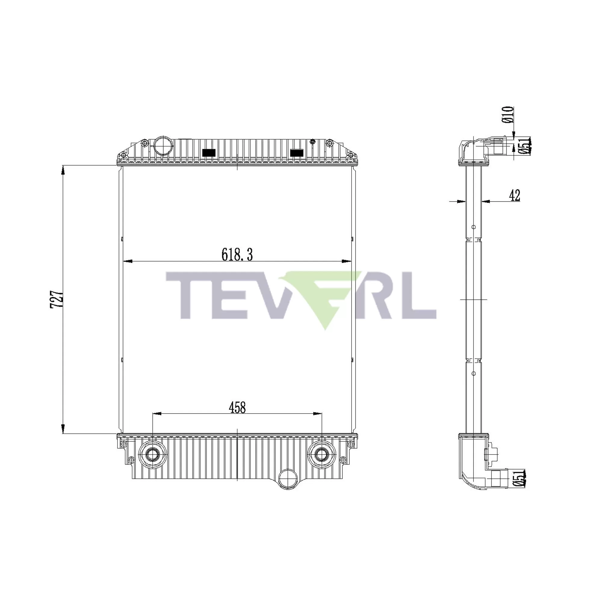 10101046 Freightliner Radiator