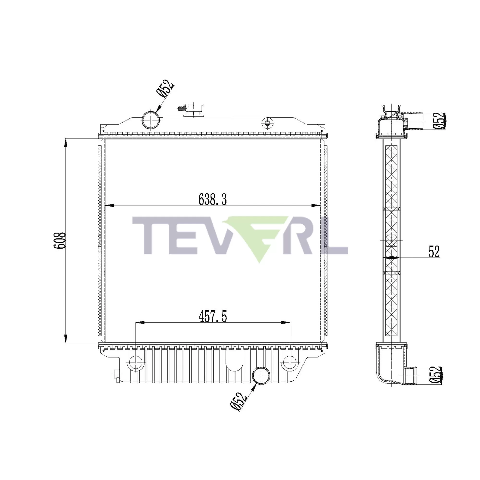 10101051 Freightliner Radiator