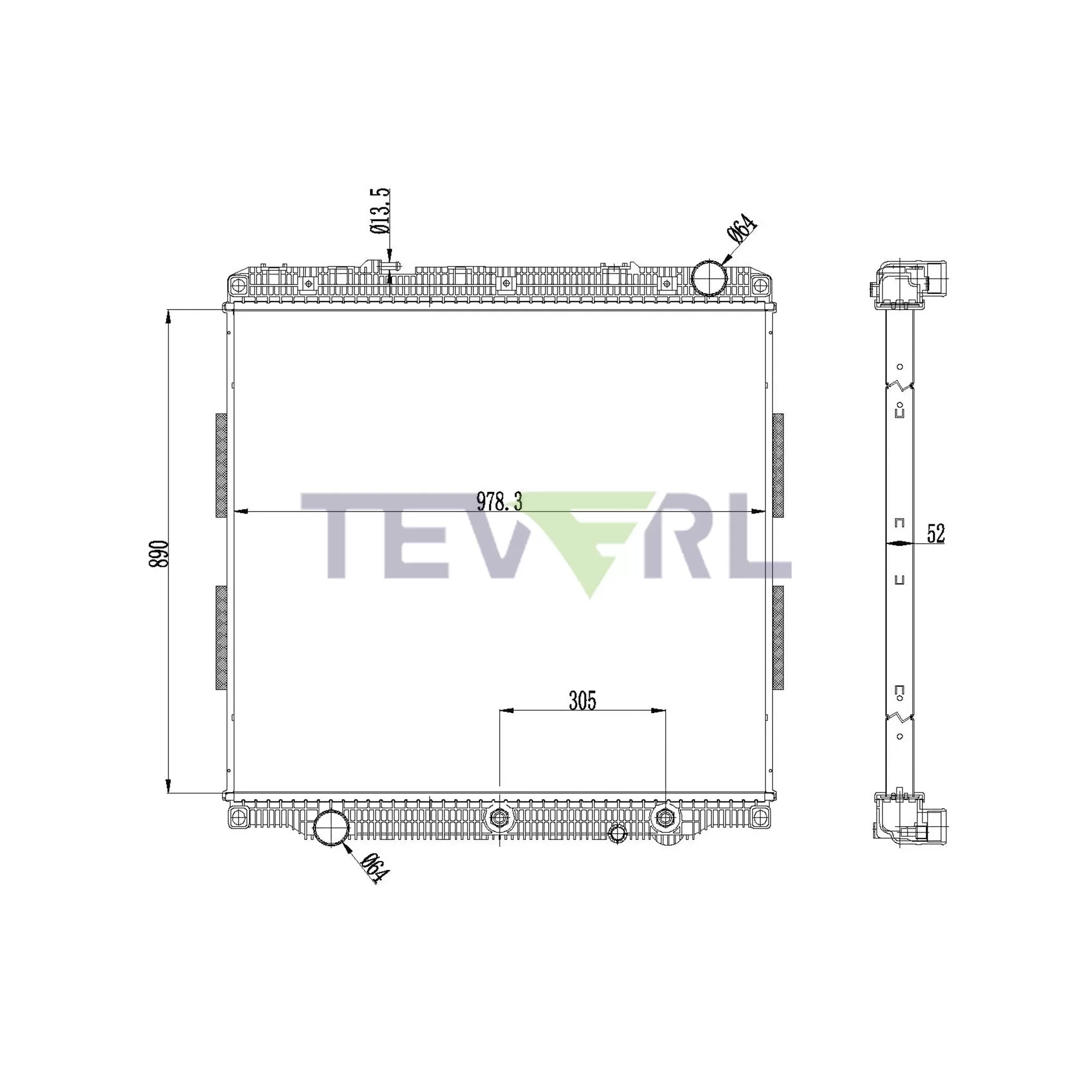 10101057 Freightliner Radiator