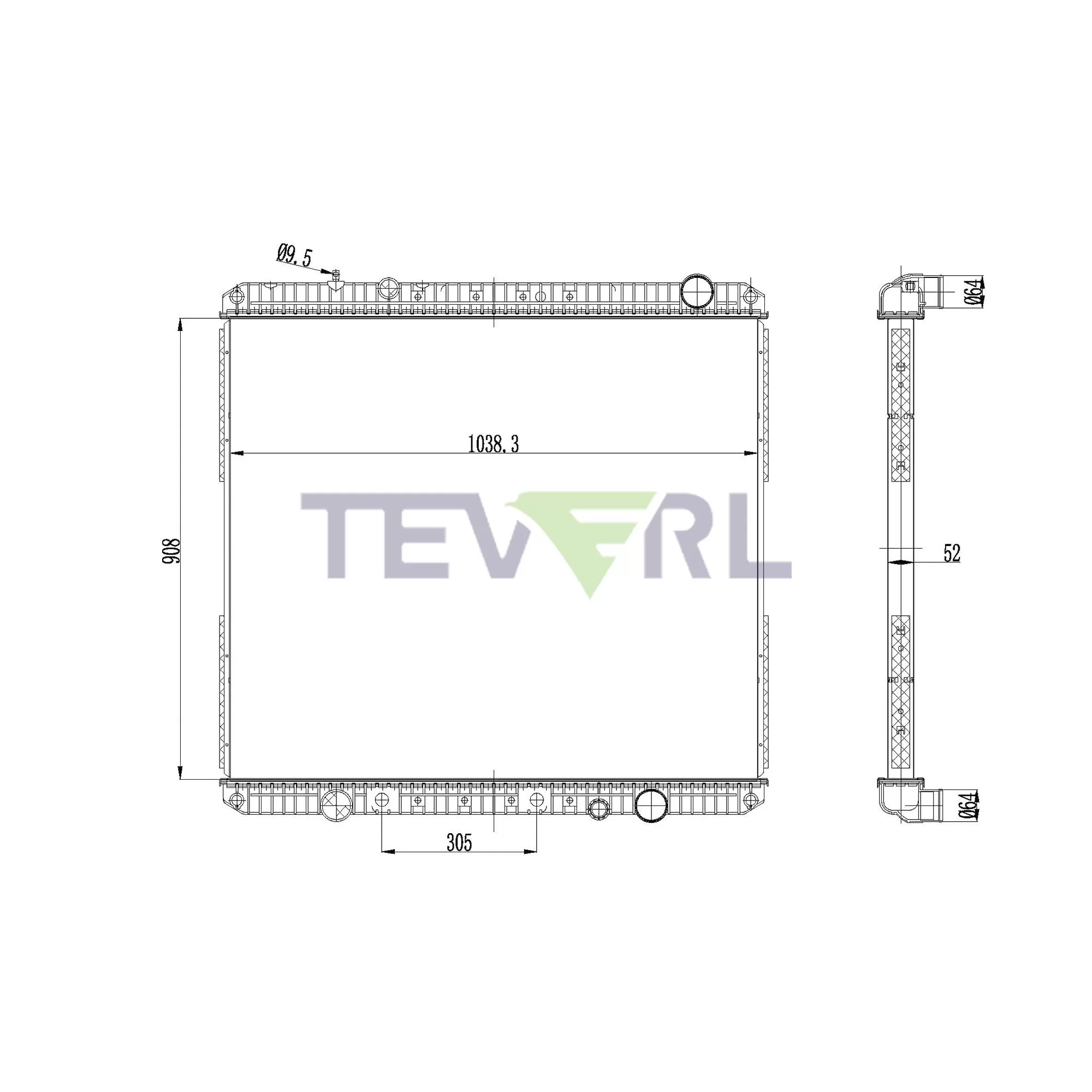 10101059 Freightliner Radiator