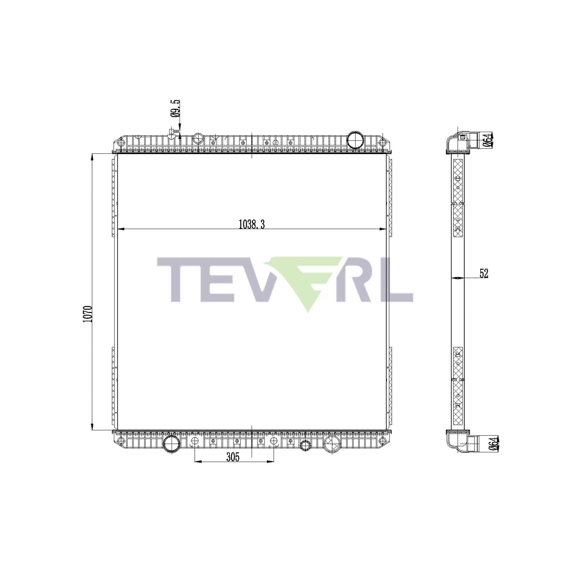 10101064 Freightliner Radiator