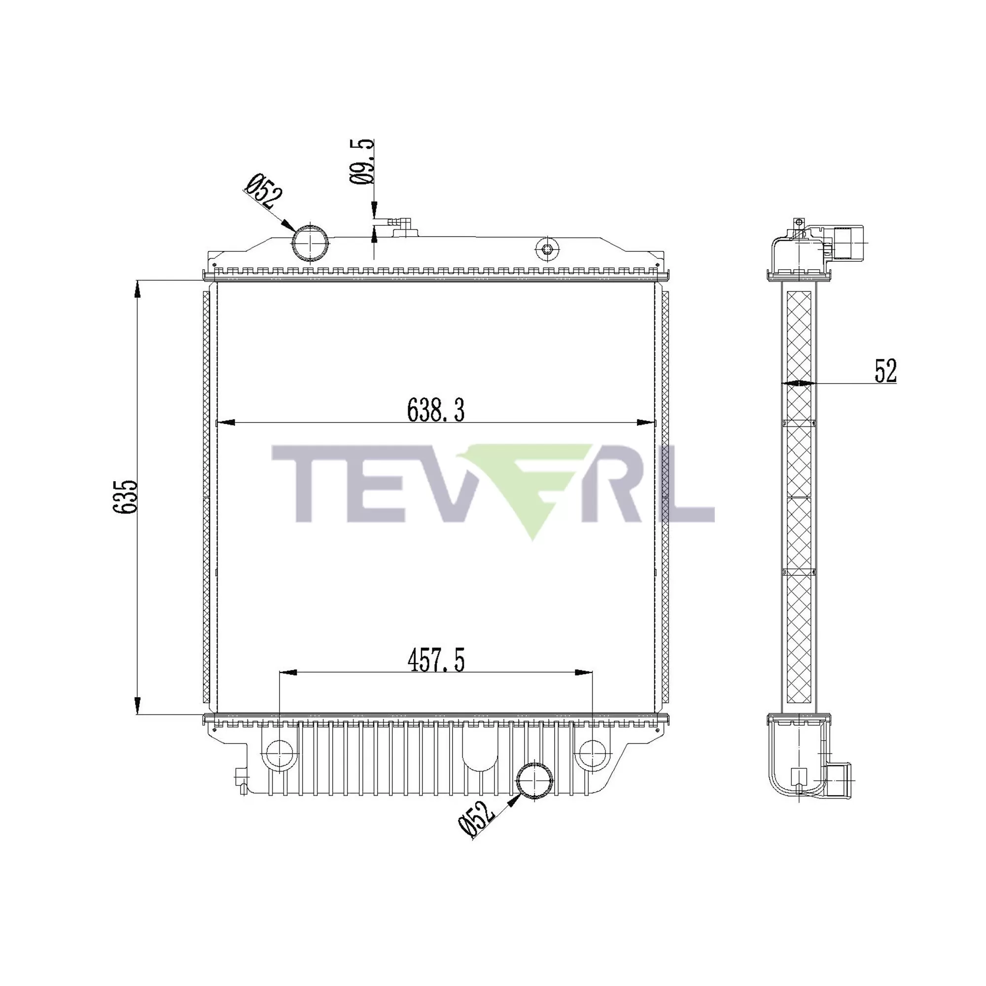 10101069 Bluebird Radiator