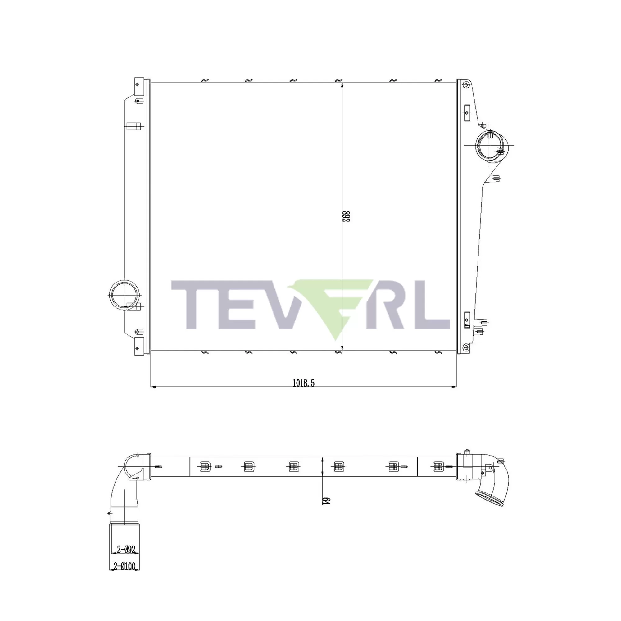 10402015 Volvo Charge Air Cooler