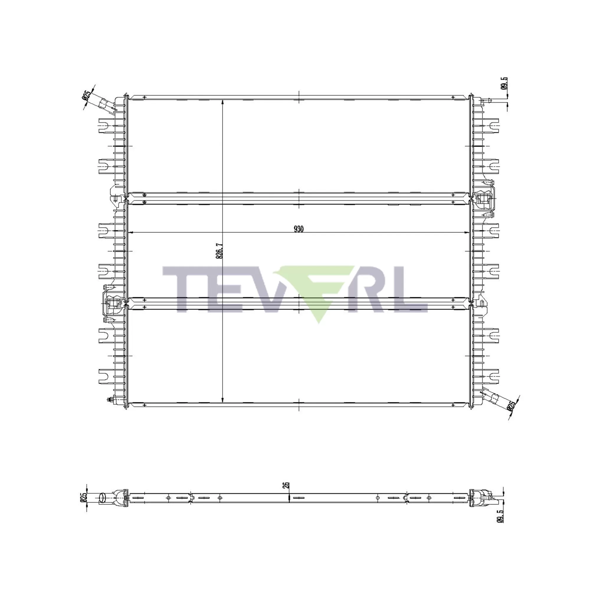 10601016 Navistar Radiator