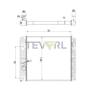 10601020 International Radiator