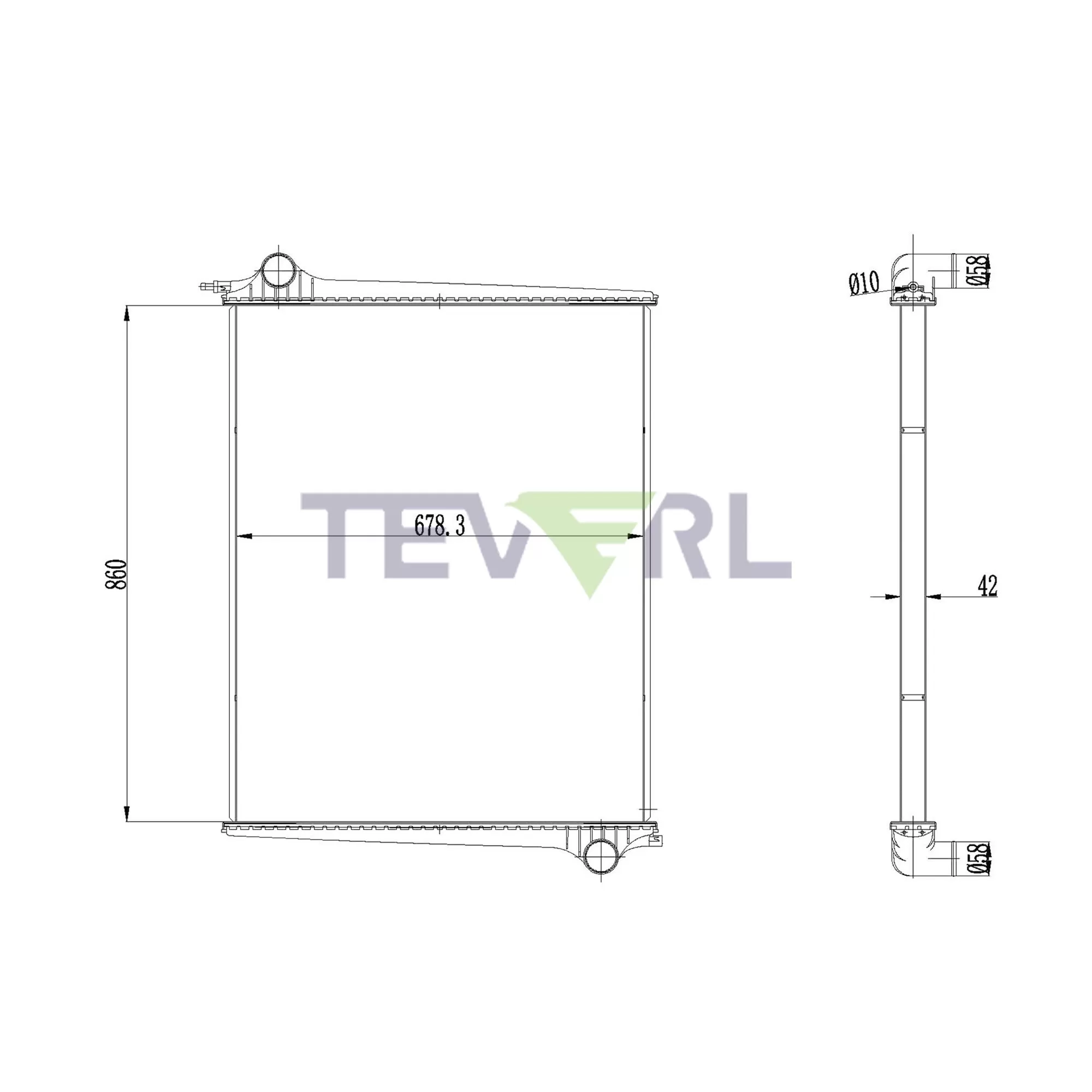 10801004 Scania Radiator