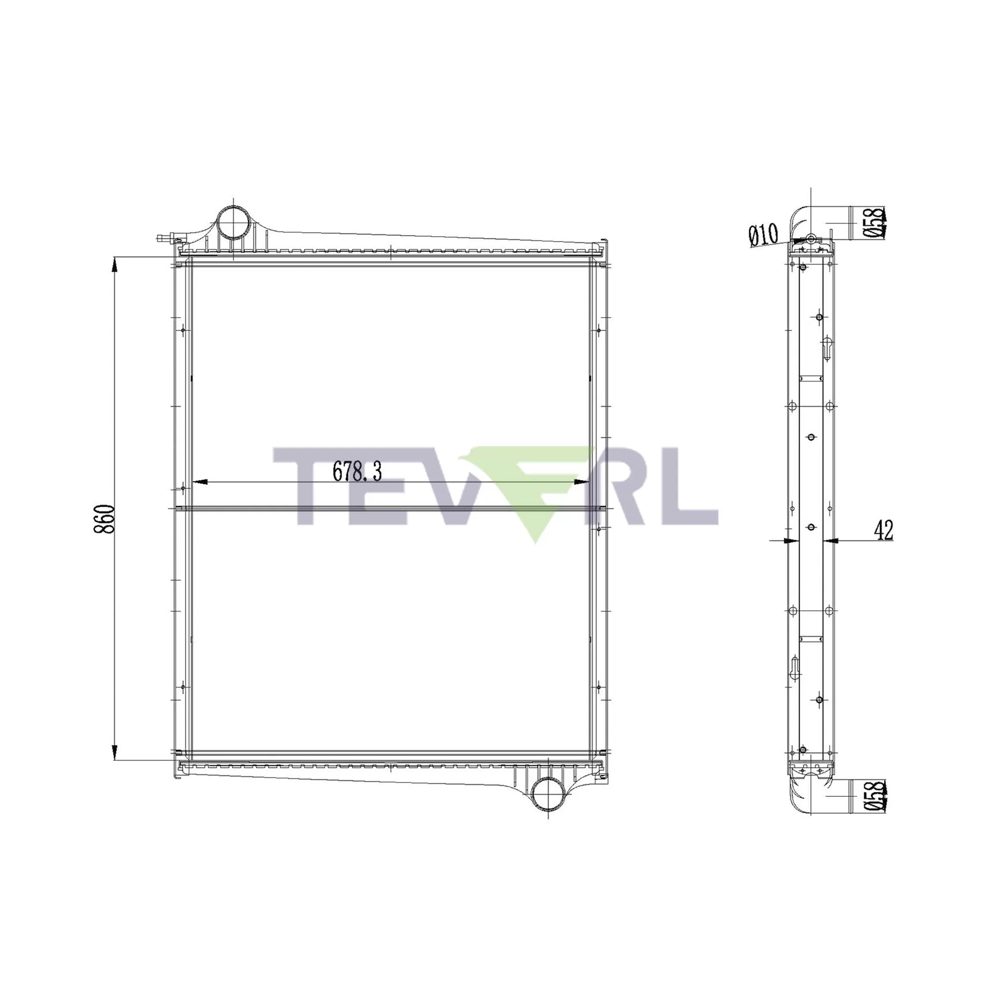10801005 Scania Radiator