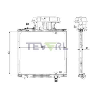 10901004 MAN Radiator
