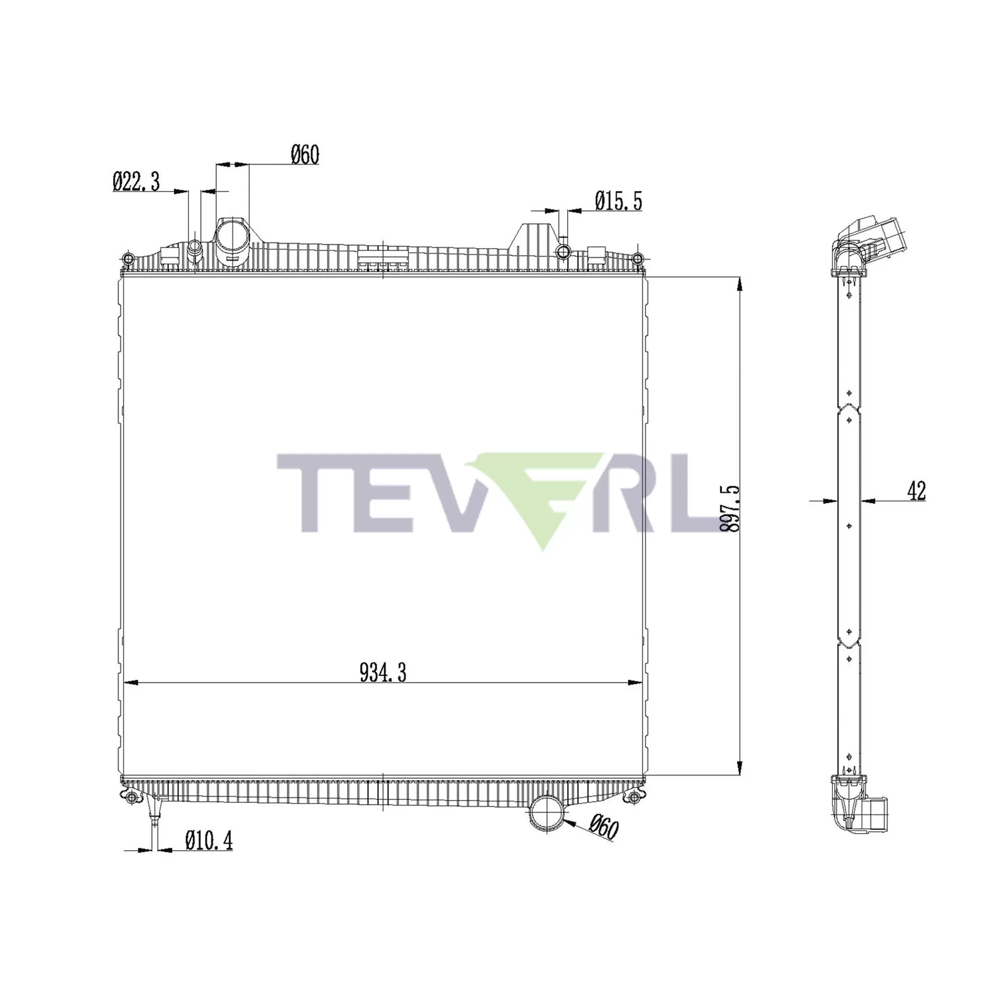 10901023 MAN Radiator