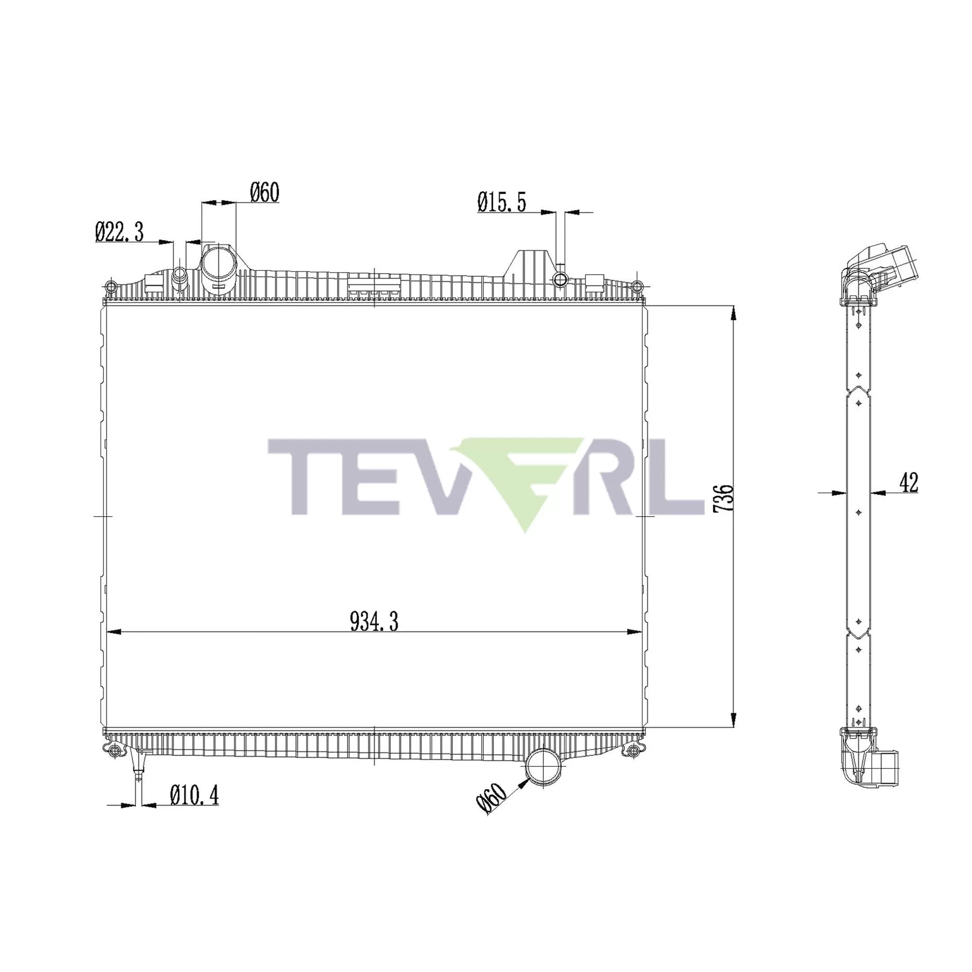10901024 MAN Radiator