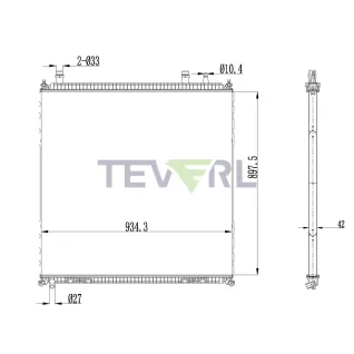 10901025 MAN Radiator