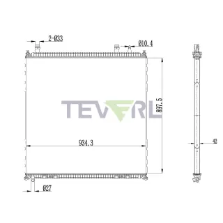 10901025 MAN Radiator