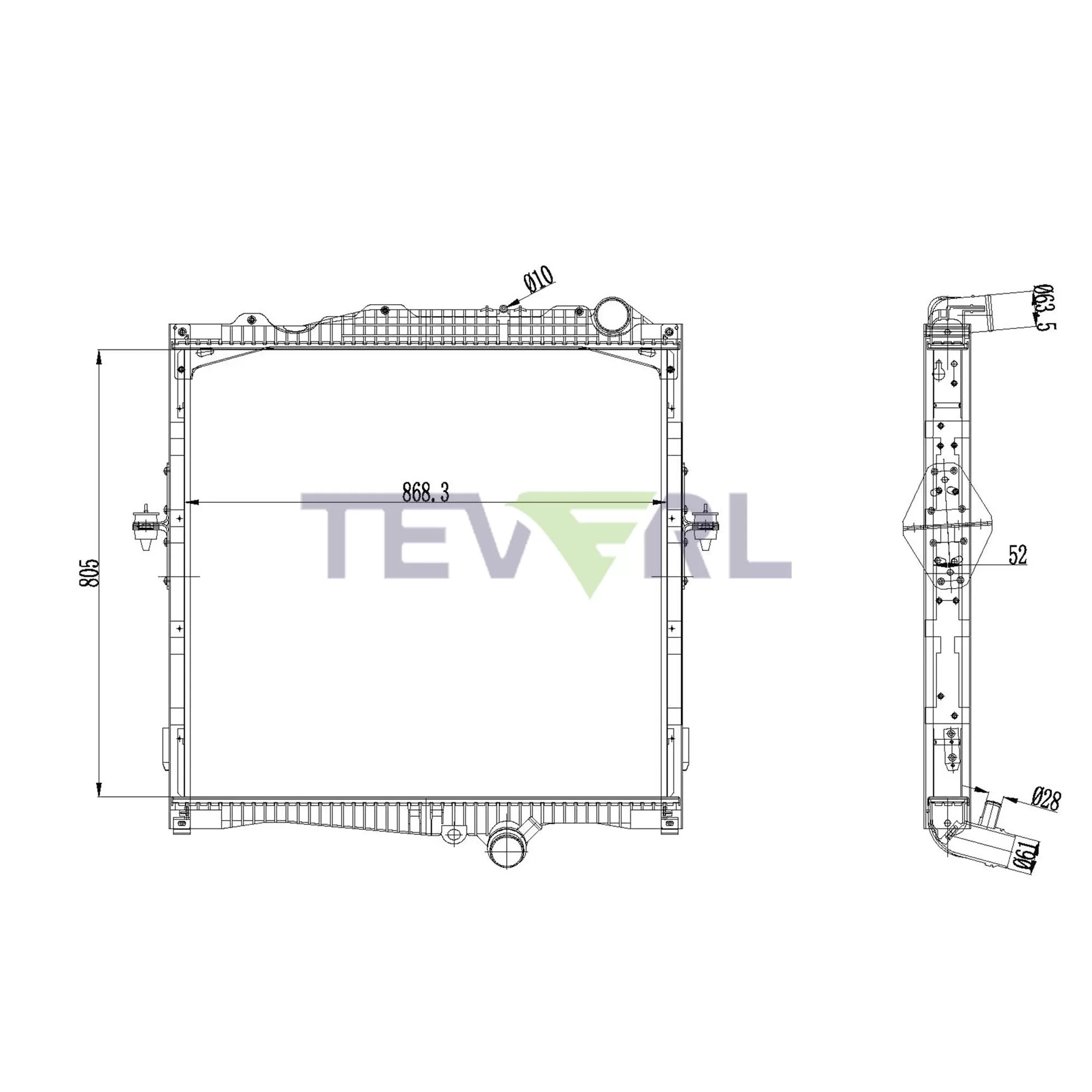 11001014 Renault Radiator