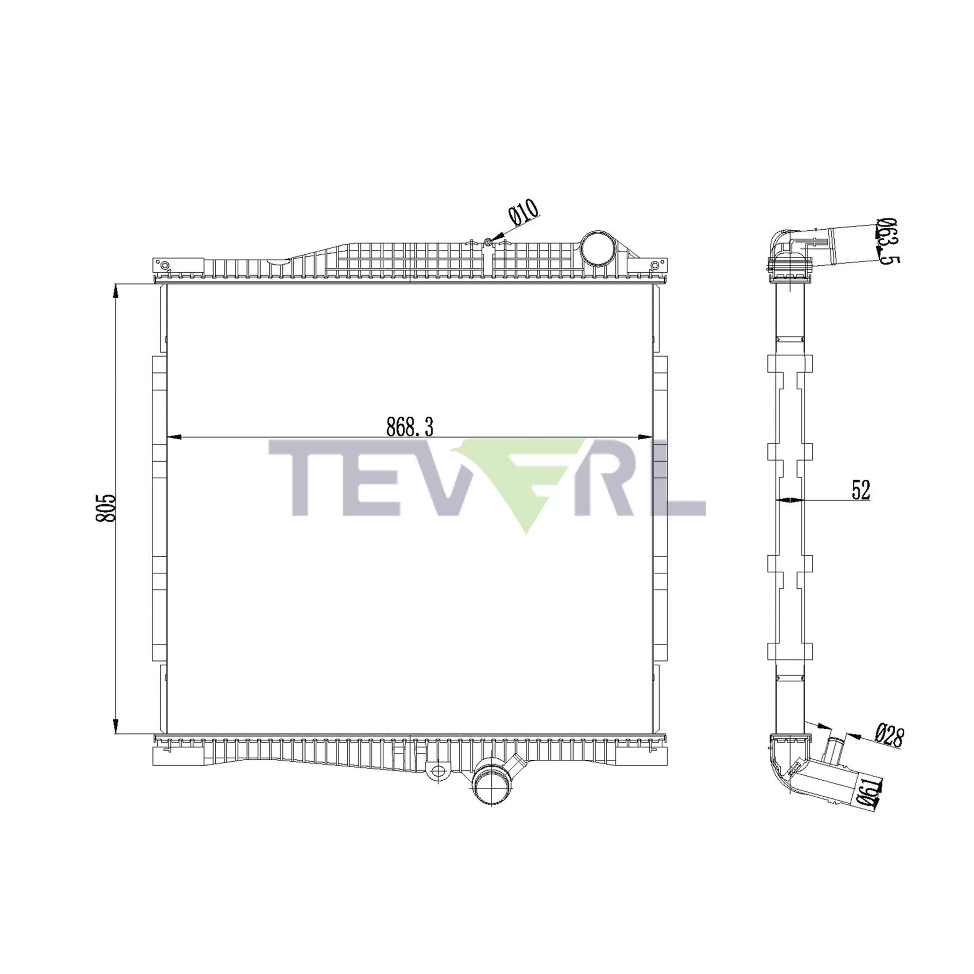 11001039 Renault Radiator