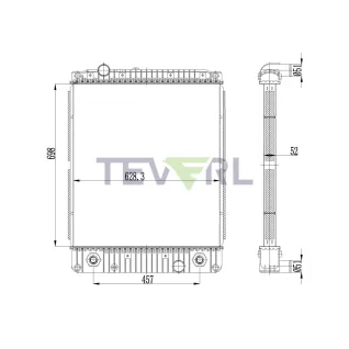 10101065 Freightliner Radiator