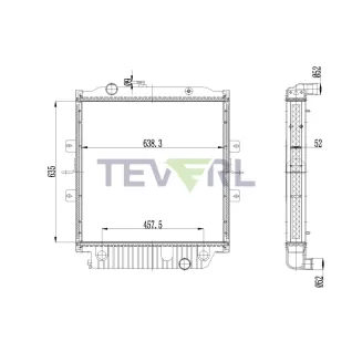 10101070 BlueBird Radiator