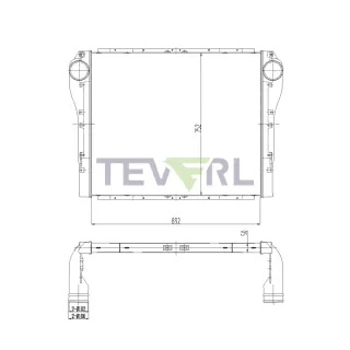 10302002 Kenworth/Peterbilt Charge Air Cooler