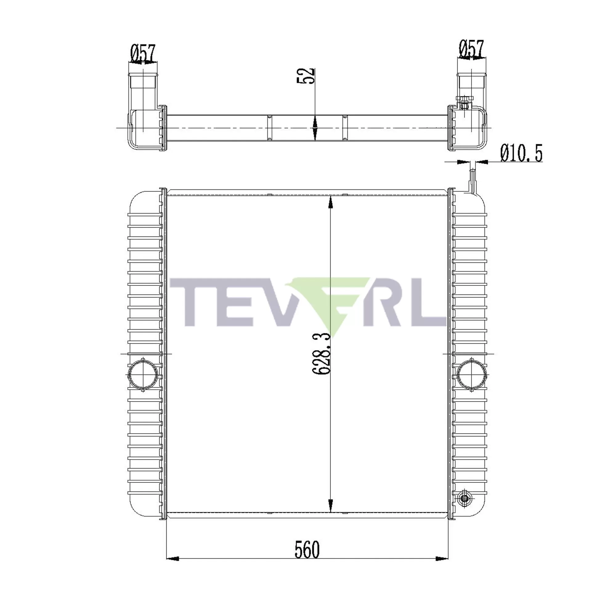 10601008 International Radiator