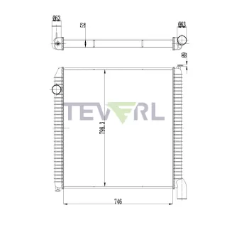 10601012 International  Navistar Radiator 3E0100670000