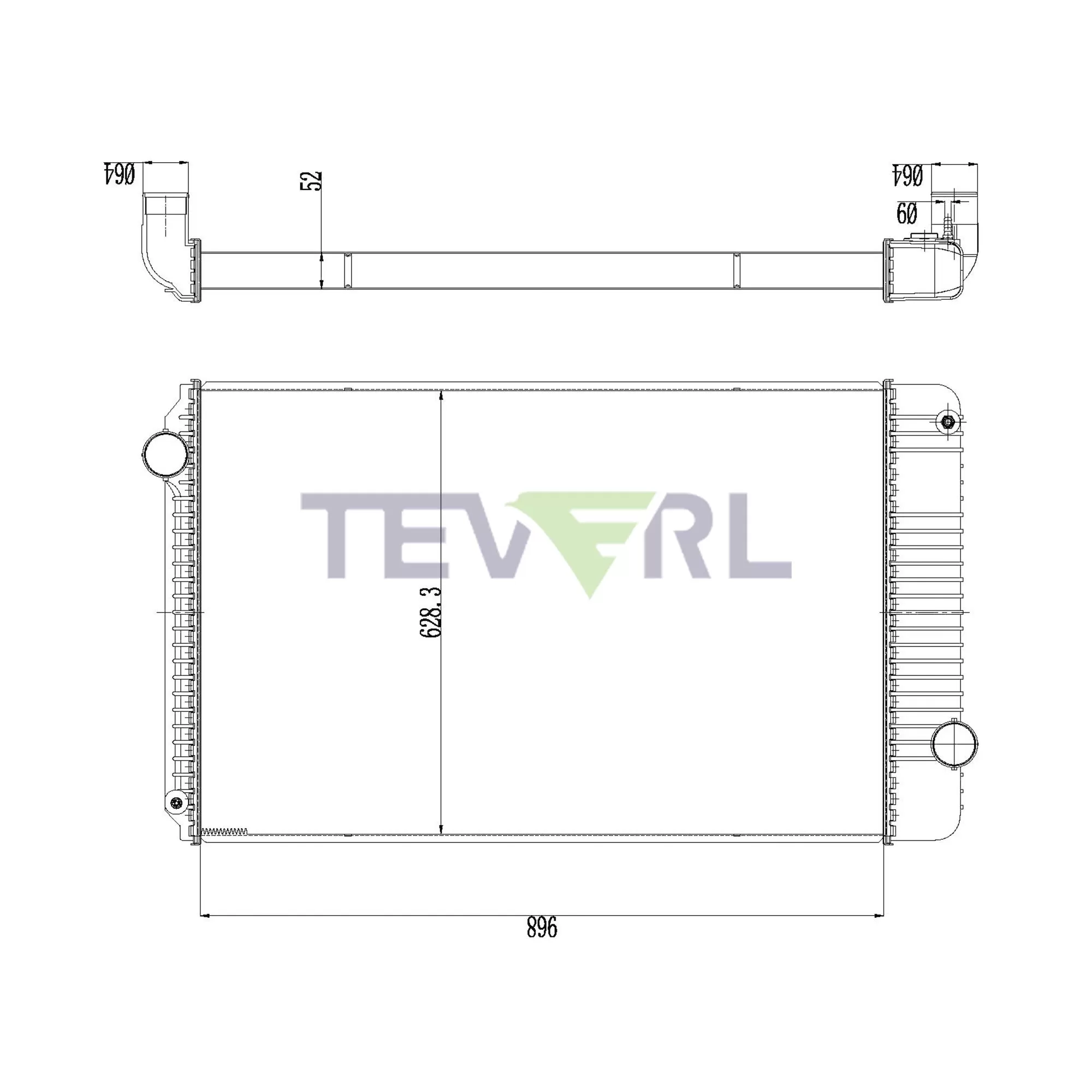 10601011 International Radiator