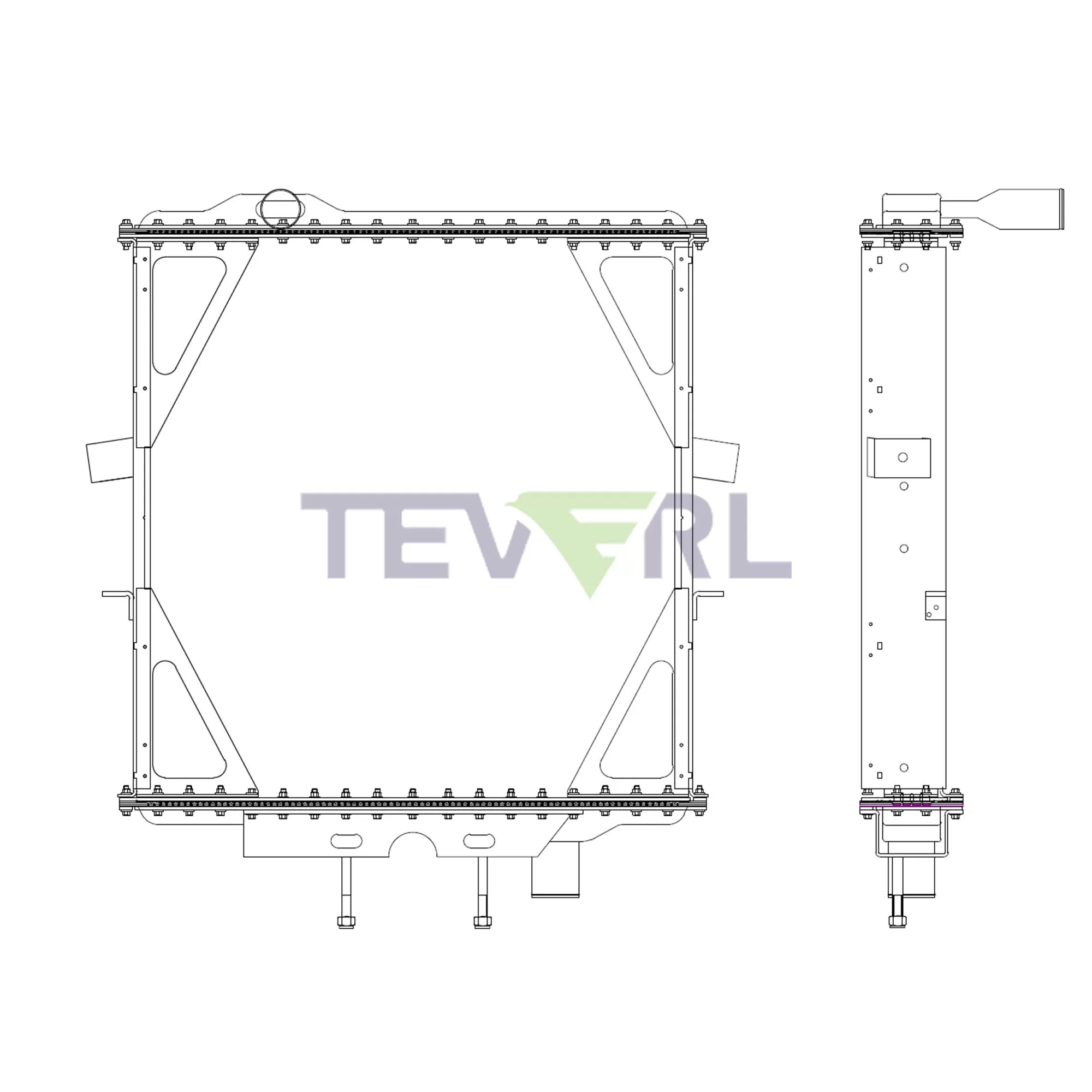 10301003 PETERBILT RADIATOR