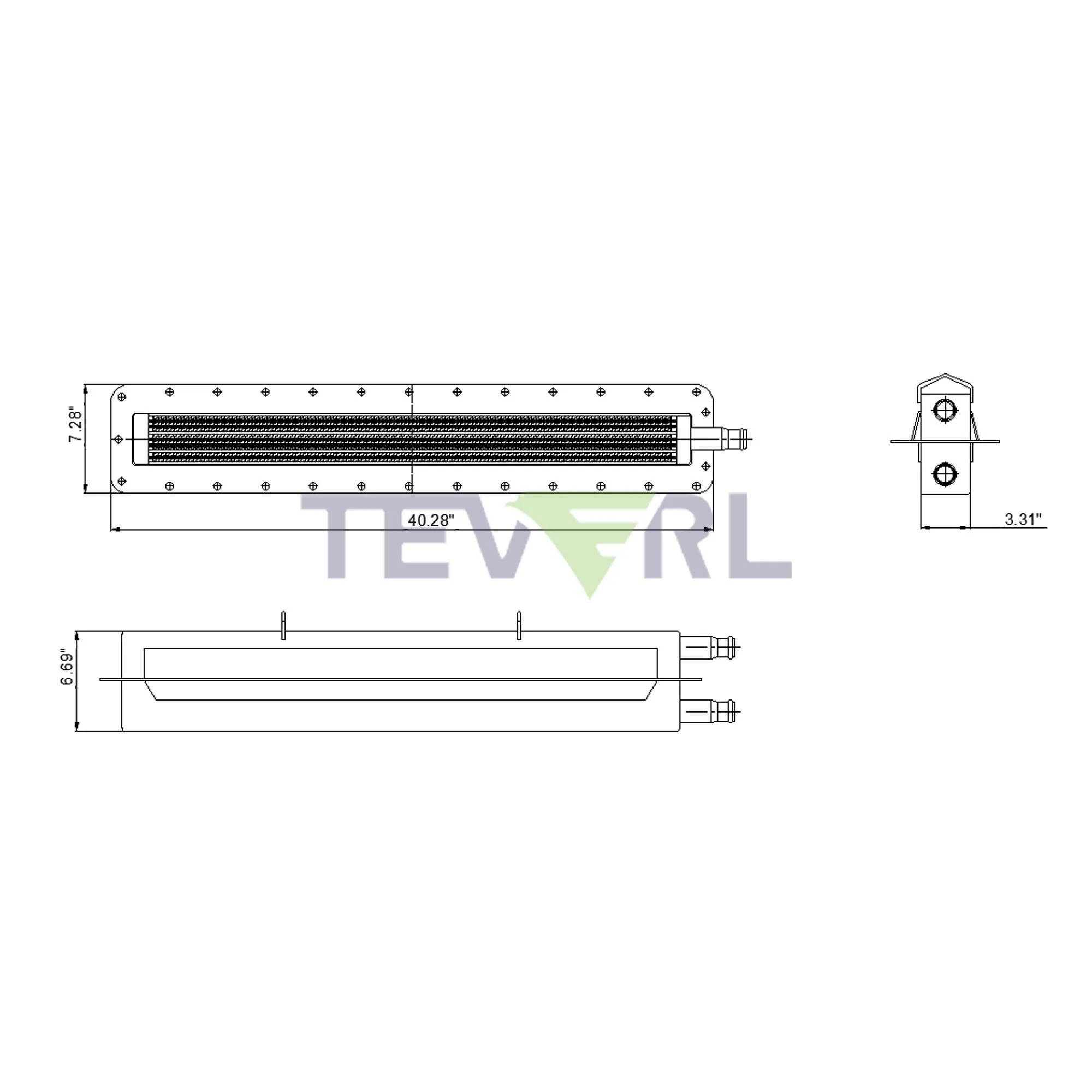 30130005 Cummins QSK19 Aftercooler 4910356