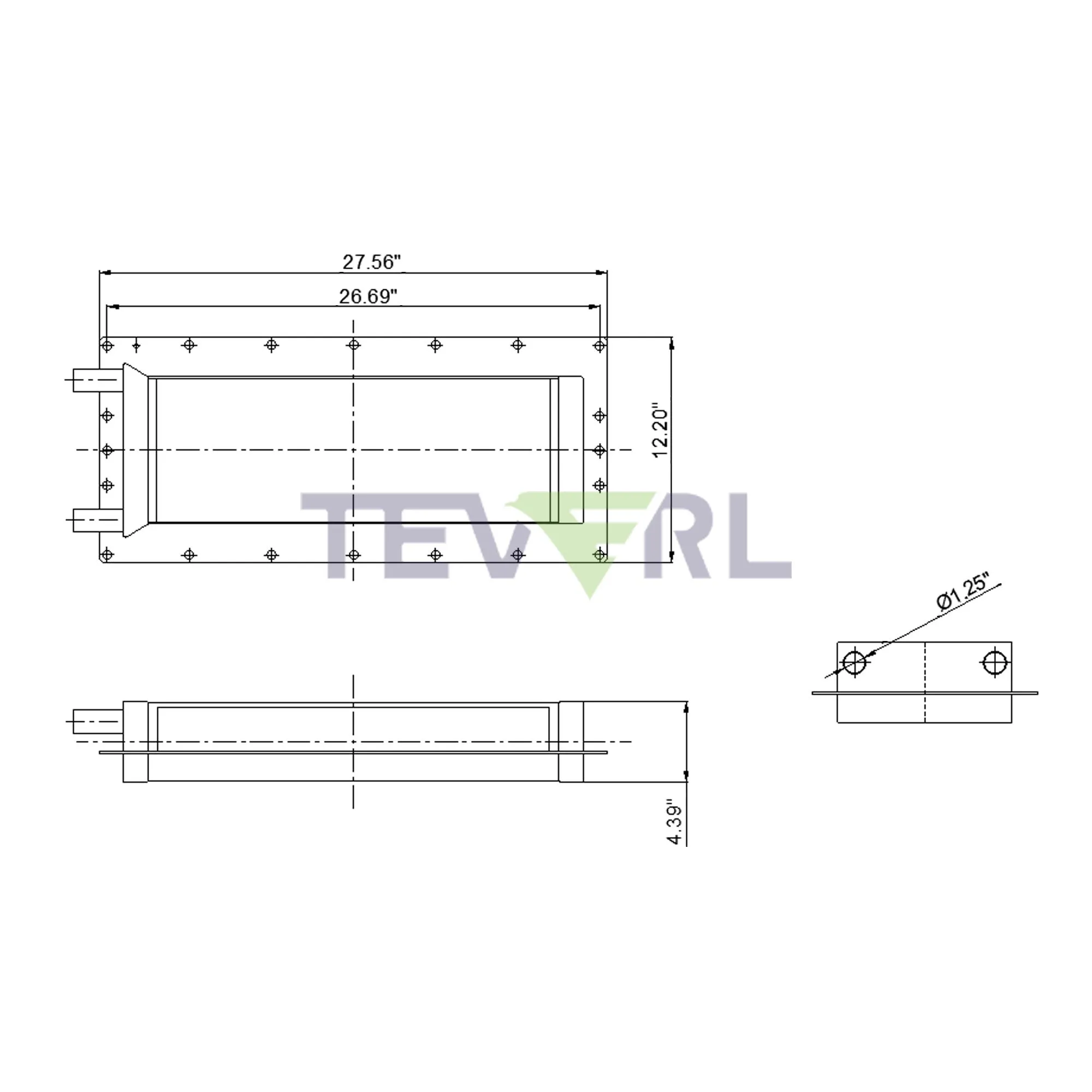 30130010 Cummins QSK38 Aftercooler 3032030