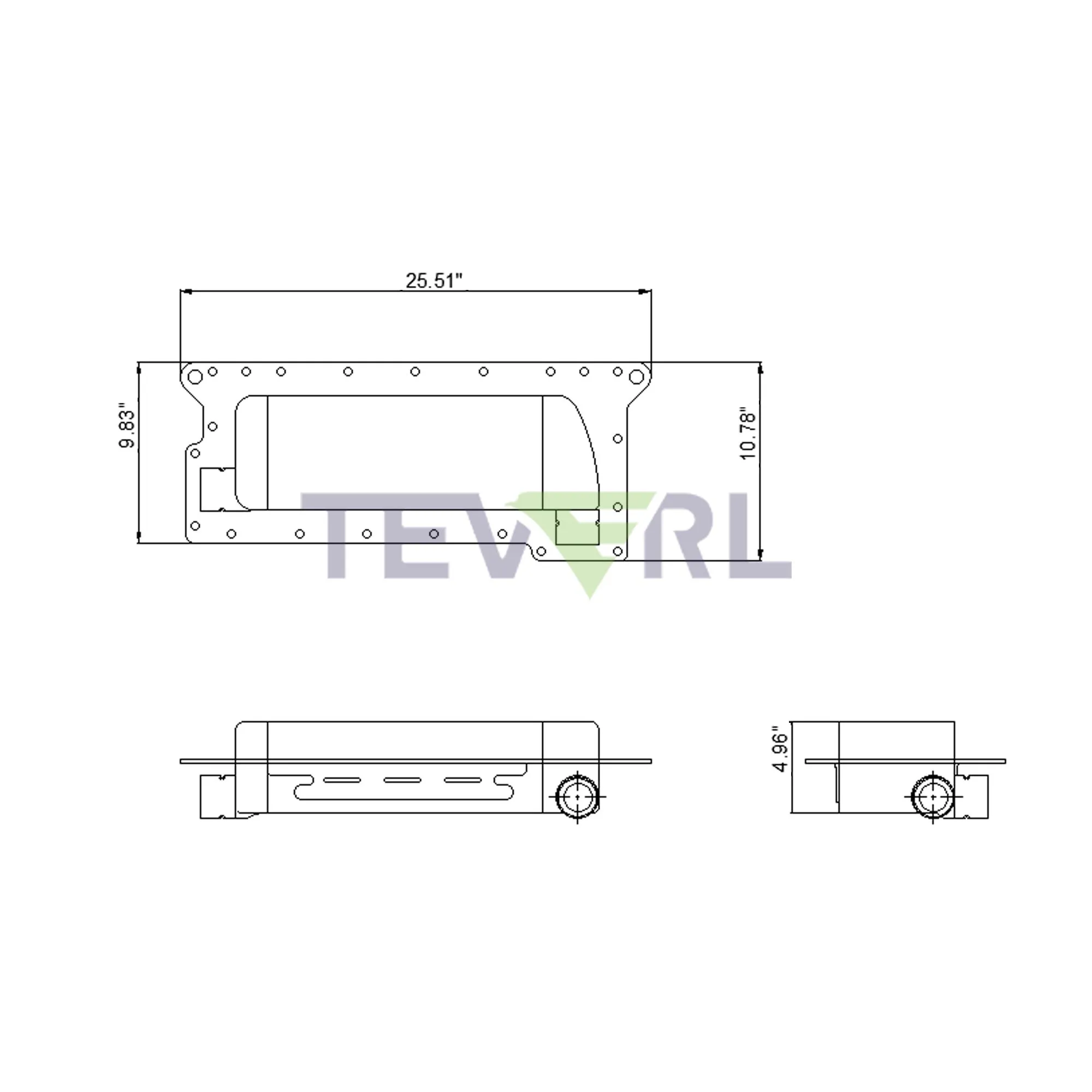30130012 Caterpillar C9 Marine Aftercooler 3158339
