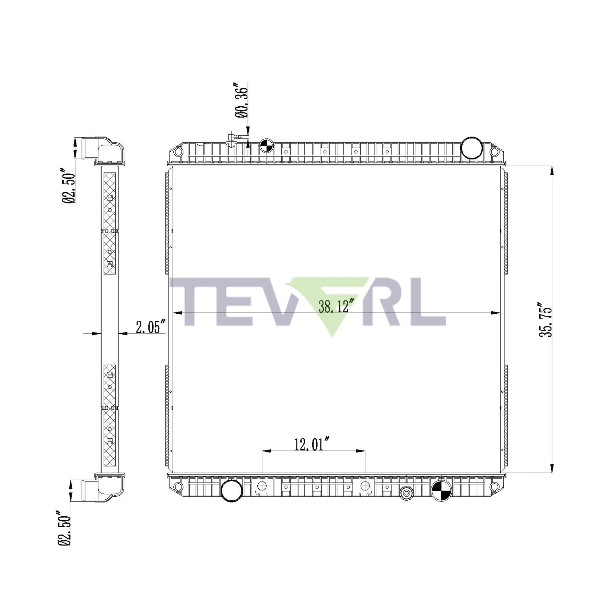 10101010 FREIGHTLINER RADIATOR